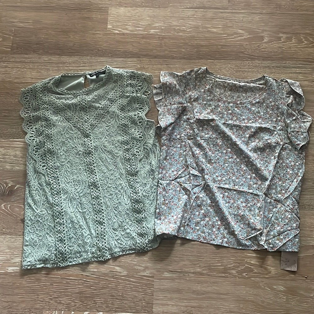 Two womens blouses